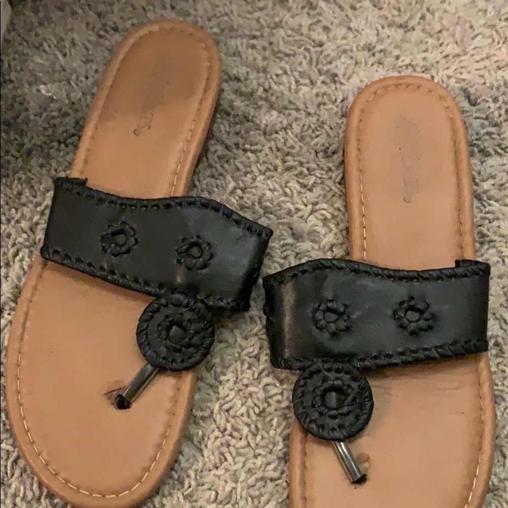 Black sandals